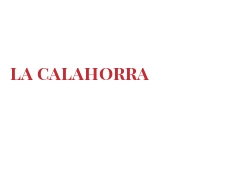 Cheeses of the world - La Calahorra